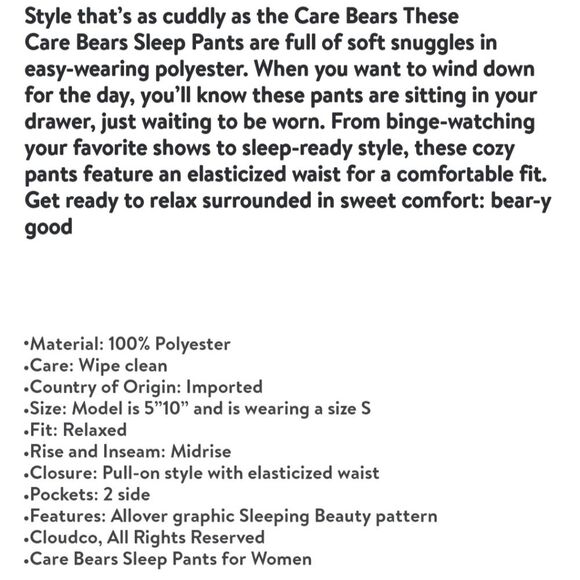 Care Bears Women’s Sleep Pants, Size 3X - Picture 8 of 8
